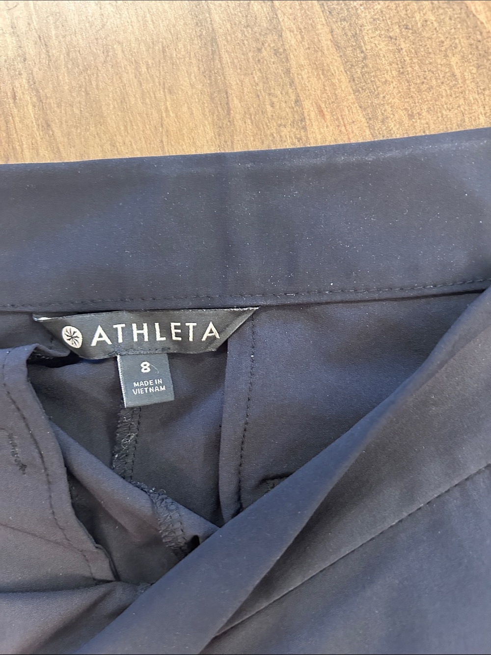 Athleta Black Wide-Leg Performance Trousers - Picture 2 of 6